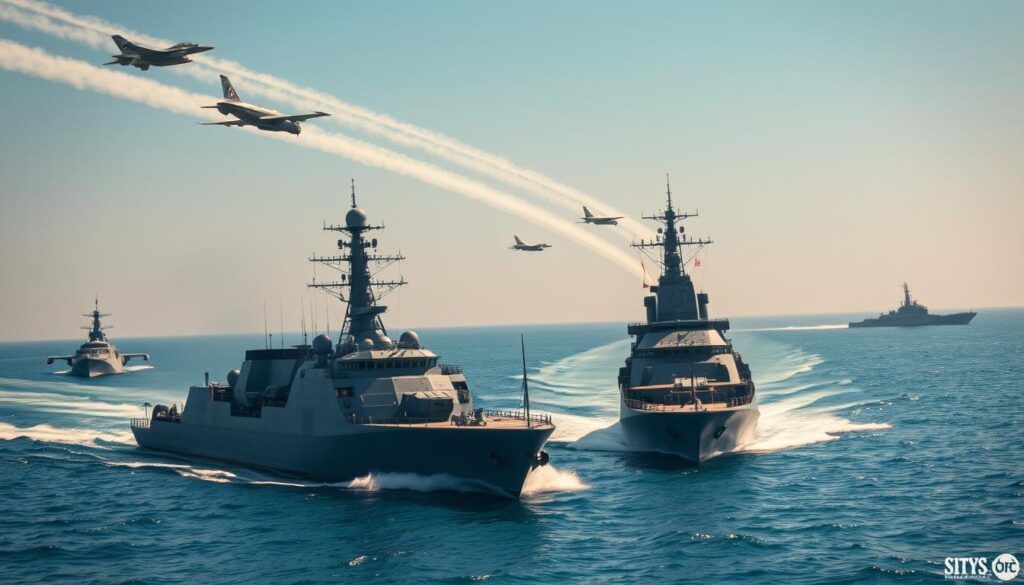 Pakistan and India Naval Strength Comparison